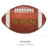 Globo de Película de Aluminio con Forma de Rugby para Productos Nuevos Transfronterizos Globo de Película de Aluminio con Forma de NFL Globo Decorativo para Fiesta Super Bowl
