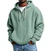 Nueva Colección Primavera/Otoño 2026: Sudadera con capucha de punto gofrado, moderna y a la moda, para hombre, de Tienda Independiente de Amazon
