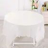 Toalhas de mesa descartáveis espessadas, 10-100 peças por pacote, capas de mesa plásticas redondas e quadradas, adequadas para hotéis, casamentos e banquetes, à prova d'água e resistentes a óleo