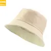 Nuevo Sombrero de Pescador de Color Puro Ligero de Amazon, Sombrero para el Sol de Doble Cara, Protección Solar, Sombrero Plegable Simple tipo Cuenca