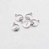 Joyería de Moda Estilo Étnico Aleación de Plata del Tíbet Promesa de Montaña Pulsera de Pareja Tobillera Colgante Doble Círculo Colgante de Mano