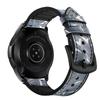 Para Relógio Inteligente Samsung Galaxy Watch3/5 Tira de Silicone Camada Couro Genuíno de Vaca Pulseira de Relógio Esportivo