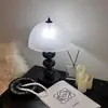 Luminária de Mesa Estilo Wabi-Sabi Vintage Retro Americano Quarto Estudo Mesa de Cabeceira Luminária Noturna Decorativa Francesa Forma de Abóbora Aconchegante