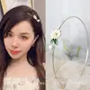 Livro Vermelho Pequeno Pedra Olho de Gato Strass Liga Estilo Coreano Pérola Fina Faixa de Cabelo Moda Faixa de Cabelo para Lavar o Rosto Presilha de Cabelo Acessórios de Cabelo Transfronteiriços