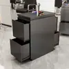 Carro de Herramientas para Salón de Belleza Gabinete de Almacenamiento Móvil con Cajones Gabinete de Herramientas para Barbería Peluquería Acero Inoxidable