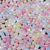 Cuentas de Acrílico Transparentes de Colores con Purpurina de Sirena, Rombos Facetados, Accesorios para Pulsera y Collar DIY, Cambiantes de Luz