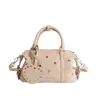 Bolso de Mano para Mujer de Alta Calidad Estilo Retro Nueva Colección Primavera 2026 Bolso Almohada Simple Versátil para Hombro y Cruzado