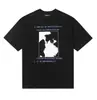 Nova Camiseta de Base Melancólica Rica de Segunda Geração Erd Sketch Graffiti Solta Casual de Manga Longa Marca Tendência Masculina e Feminina Camiseta de Manga Longa