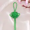 Nó Chinês Pequeno Pingente Materiais DIY Tecido à Mão Estilo Chinês Presente Pequeno Pingente Atacado Produto Semi-Acabado de 6 Placas