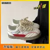 Sapatos Femininos de Bico Redondo 2025 Primavera Novos Tênis Retrô Nicho Não Colidindo Sapatos de Treino Alemães