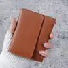 Billetera Casual Corta para Mujer Tarjetero Multifuncional para Estudiante Monedero 70% de descuento Billetera Ultrafina Brillante