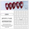 Adesivos de unha de celebridades on-line Floco de neve Branco Estrela oca decalques suéter unha Natal all-match Esmalte cola adesivos decorativos