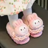 Nuevas Zapatillas de Algodón para Niños de Otoño e Invierno para Niños y Niñas, Zapatillas de Felpa de Dibujos Animados para Interiores, Zapatos de Algodón para Bebé, Venta al por Mayor