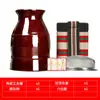 Caixa de Cerâmica para Moxabustão, Copo Raspador Portátil para Moxabustão Caseira, Pote de Moxabustão de Areia Roxa, Pote Especial e Utensílios de Moxabustão da Medicina Tradicional Chinesa