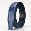 Cinturón de cuero de 2 capas para hombre Guan product de 3.1 cm con cuerpo cinturón para hombre hebilla automática sin cabeza fabricantes de cinturones de cuero mayoreo