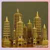 Pagoda Wenchang, pagoda de cobre puro para oficina/estudio, ventas directas de fábrica, Pagoda Wenchang Bagua, de trece pisos salón nueve pisos