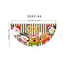 Bandera colgante de Navidad nueva transfronteriza de Amazon Bandera semicircular Bandera en forma de abanico Bandera de forma especial Decoración de barandilla para fiesta de Halloween