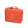 Bolsa de viaje de tela Oxford impermeable y multifuncional de estilo coreano, portátil, de doble capa, para cosméticos y artículos de tocador cuadrados para mujer.