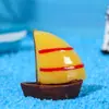 Adornos de resina para micro paisajismo velero artículos ZAKKA manualidades de resina adornos pequeños adornos para suculentas