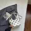 Bolso Único de Lunares para Mujer, Bolso Tote Pequeño Exquisito y Moderno, Bolso de Hombro Versátil Nueva Moda 2026, Bolso Cubo Personalizado