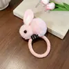 Nuevas y lindas ligas para el cabello de niños para otoño e invierno, gomas elásticas de conejo de peluche de dibujos animados, cuerdas para el cabello de alta elasticidad, accesorios para el cabello de niños