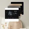Termostato de aire acondicionado nuevo con pantalla táctil, pantalla multifunción, interruptor de tres velocidades, adecuado para calentadores de agua, fancoils y sistemas de calefacción por suelo radiante