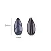 Folhas de pétalas de vidro bicolores 13*26MM folhas de pêssego diy grampo de cabelo brincos joias material antigo
