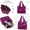 Nova Bolsa de Ombro/Mão Portátil de Nylon Oxford Leve Simples Casual de Viagem Moda Versátil Grande Capacidade para Mulheres Bolsa de Tecido