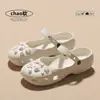 Zuecos de Ballet Mary Jane para Mujer, Nuevo Estilo Popular Verano 2026, Sandalias Versátiles Antideslizantes para Exteriores, Venta al por Mayor Transfronteriza