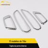Adequado para 13 asas Bo porta interna tigela anel brilhante asa Bo galvanoplastia alça porta tigela anti-riscos película protetora moldura decorativa