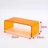 Suporte de Armazenamento de Acrílico Suporte de Exibição para Mesa em U Colorido Transparente Suporte para Computador Geladeira Guarda-roupa Divisória em Camadas