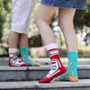 Calcetines de Pareja Amazon Personalidad Creativa Papas Fritas Tomate Calcetines Largos hasta la Pantorrilla Calcetines de Tendencia Callejera de Comercio Exterior Algodón
