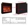 Insertar de chimenea personalizado, chimenea de estilo europeo, llama simulada electrónica, chimenea eléctrica de estilo americano, calentador empotrado decorativo para el hogar