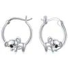 Pendientes de Koala Cao Shi Coreanos y Europeos Más Vendidos para Mujer, Joyería Linda y Exquisita con Goteo de Aceite, Pendientes Lindos y Populares para Combinar Diariamente