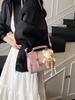 Bolsa Retrô de Luxo para Mulheres 2025 Novo Estilo Versátil Bolsa Única Ombro Transversal Bolsa Quadrada Pequena de Mão Moda Tendência