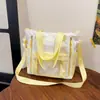 Bolsa Tote Nova com Estampa de Estrelas 2026, Estilo Popular Online, Bolsa de Mão e Bolsa Transversal de Grande Capacidade, Versátil para Estudantes e para o Dia a Dia