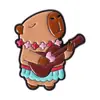 Broche de Capibara Lindo Animal Capibara Zoo Versátil Regalos para Niños Regalos Exquisitos Accesorios para Ropa