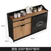 Mesa de temperos para restaurante de hot pot aparador pequeno de madeira maciça para bife armário balcão de preparação de refeições armário de armazenamento estendido arte em ferro para vinho