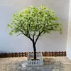 Árbol de Hoja de Arce Simulado Grande Centro Comercial Hotel Centro Comercial Plantas Verdes Decoración de Arce Japonés Paisajismo Sala de Estar Árbol Falso Árbol de Arce Rojo Paquete