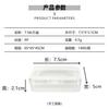 Centennial buena caja cuadrada blanca de plástico caja de almacenamiento rectangular caja de pp hogar joyería almacenamiento de monedas caja organizadora