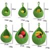 Nido de Pájaro Tejido a Mano Malla de Gota de Agua Cuerda de Algodón Tejida a Mano Crochetado Fruta Malla de Nido de Pájaro Almacenamiento Almacenamiento