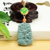 Aiyu Grado Natural a Colgante de Paisaje de Jade Cadena de Collar de Agua Azul Venta al por Mayor de Fábrica Dropshipping S4030705