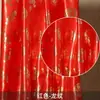 Nueva Tela Estampada en Dorado, Tela Roja con Diseños de Dragón y Fénix, Tela de Seda para Manteles, Caminos de Mesa, Capas, Tela Roja para Envolver, y Bolsas para Dulces de Boda