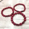 Pulsera Pixiu de Cinabrio para Hombres y Mujeres, Pulsera de Hilo Rojo para la Buena Suerte y la Riqueza en el Año del Zodiaco, Venta al por Mayor de Joyería Artesanal