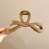 Pinza para el pelo grande y moderna para mujer, elegante y sofisticada, pinza para el pelo exquisita, pinza de tiburón simple para primavera-verano