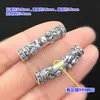 Plata pura s999 Retro Dragón y Fénix Auspicioso Pulsera de Medio Brazo Trenzada Cuerda de Mano Pulsera Collar Accesorios DIY Hechos a Mano