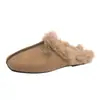 Moda Versátil Retro Headband Chinelos Sapatos Peludos Femininos Chinelos Birkenstock Sapatos Casuais Preguiçosos Femininos Outono/Inverno 2026