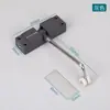 Fechador de Porta Simples de Aço Inoxidável para Portas de Madeira de Casa, Amortecedor Ajustável, Fechador de Porta com Mola Silenciosa