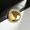 Espejo de Maquillaje Portátil, Espejo Pequeño para Retoques, Espejo Redondo Pequeño Plegable de Doble Cara con Tapa abatible de Alta Definición, Espejo de Tocador para Estudiantes