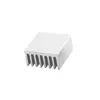 Dissipador de calor DIY 20*20*10mm chip eletrônico radiador display memória placa-mã mos perfil de alumínio bloco de alumínio térmico alumínio
